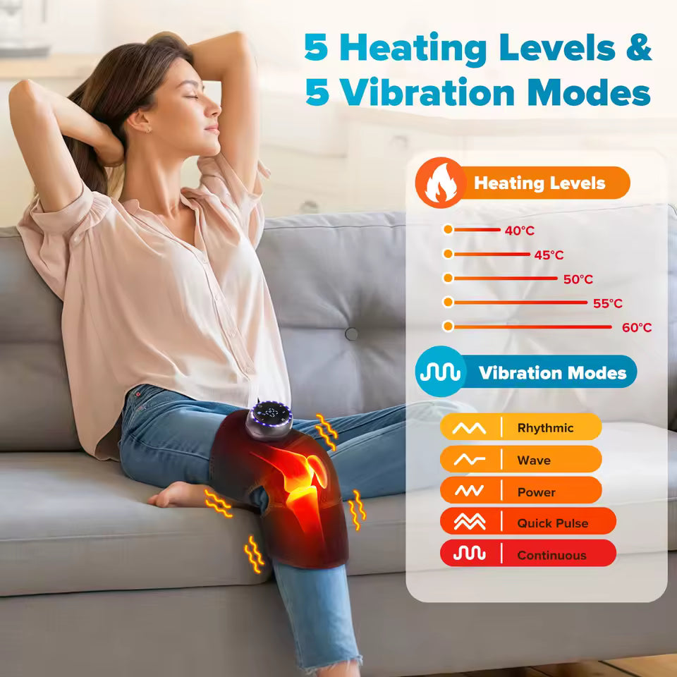 heating pad with 5 heating level and vibrations mode