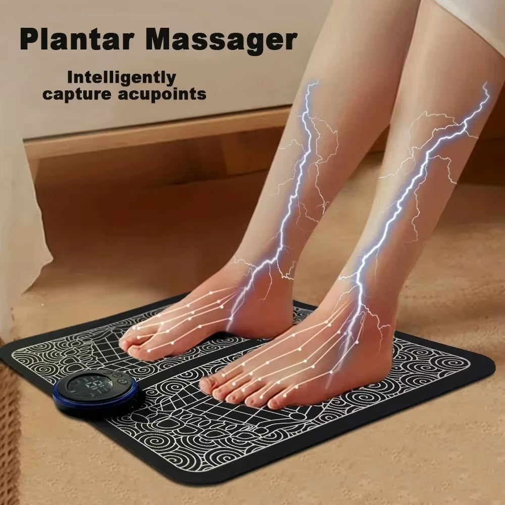 Foot plantar massager mat