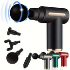 black messager gun with attachment v