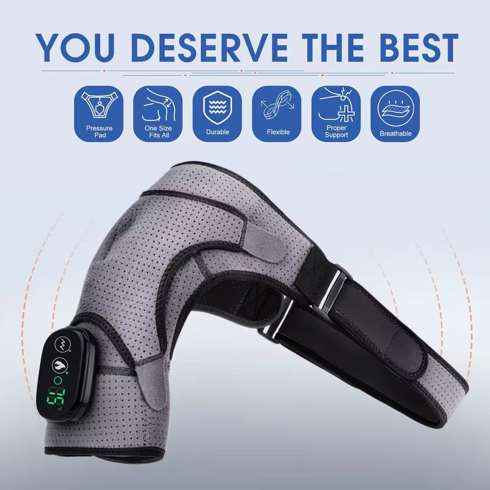 digital display neck and shoulder support device 