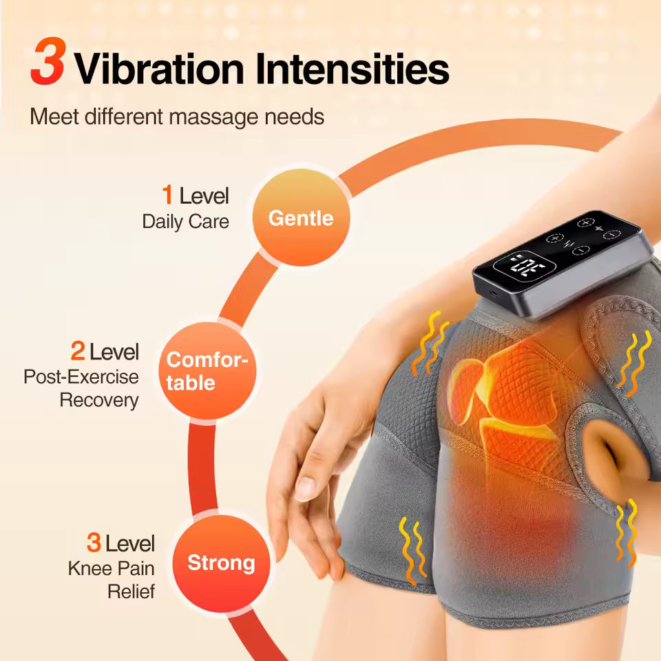 Knee brace with vibration
