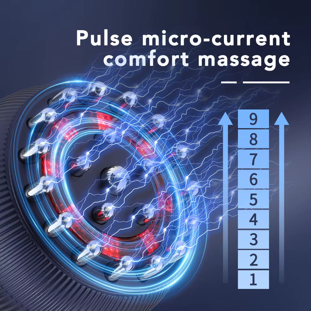 Pulse micro-current massage device