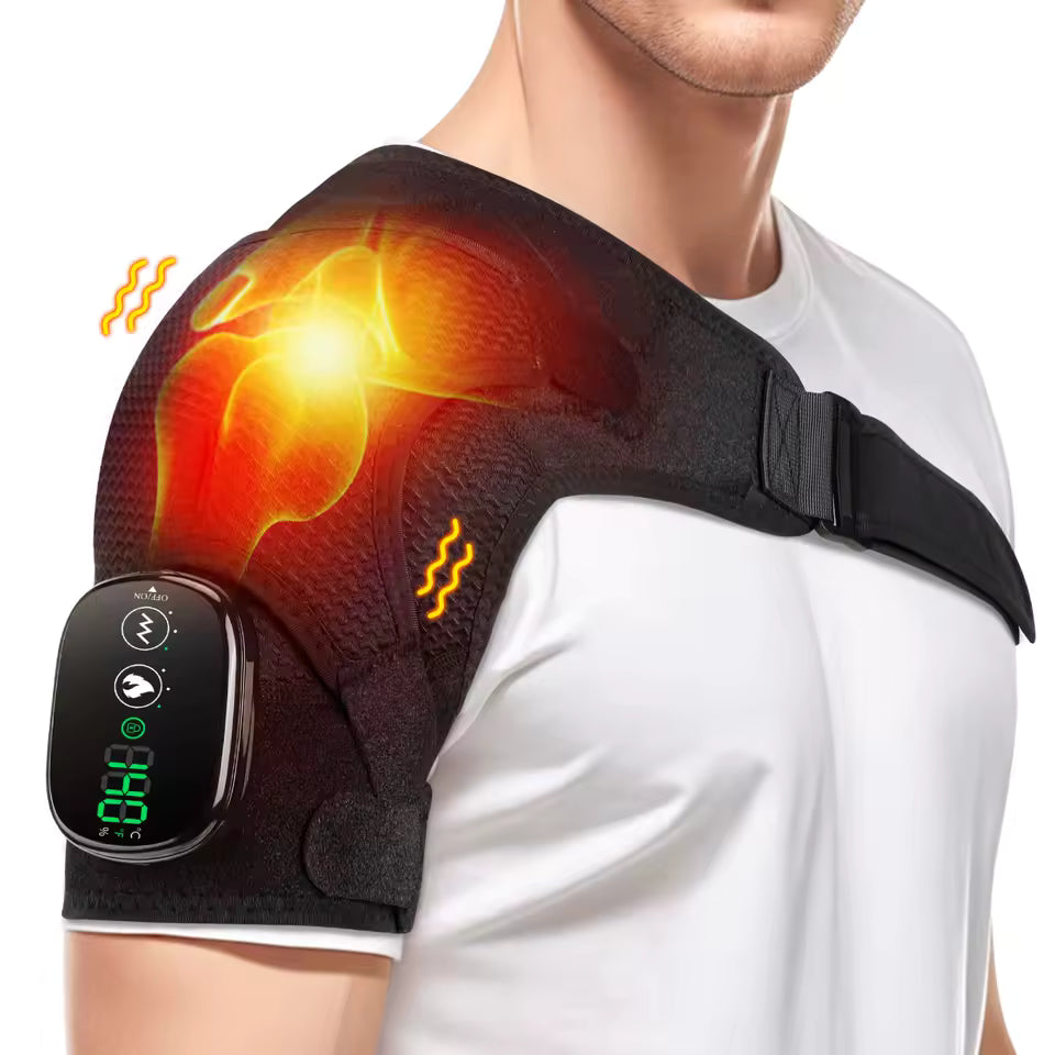digital black shoulder brace
